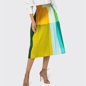 AKRIS Mimosa Midi Skirt - Multicolored - US6